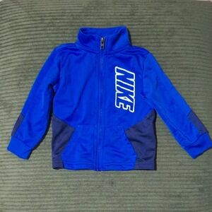 Nike Royal Blue and Dark Blue Track Jacket
